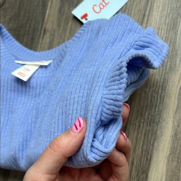 NWT Cat & Jack Ribbed Long Sleeve - Picture 7 of 8